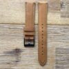 light brown tan leather watch band