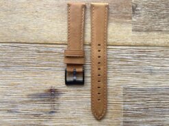 light brown tan leather watch band