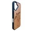 Wooden iPhone 16 case with Turtle