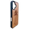 Wooden iPhone 16 Case with Palm Tree