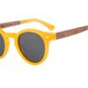 Lola mango yellow wooden sunglasses