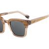 Bronte sunglasses with unique wood and acetate frame