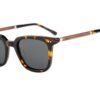 Varna Fire tortoiseshell frame sunglasses with wooden arms