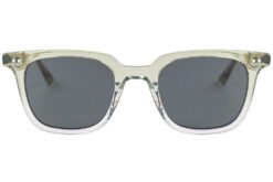 Varna green frame sunglasses front