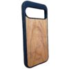 wooden pixel 9 pro xl case with whale engraving