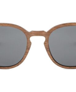 Front angle of Franco wooden sunglasses