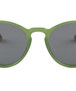Front view of green sunglasses