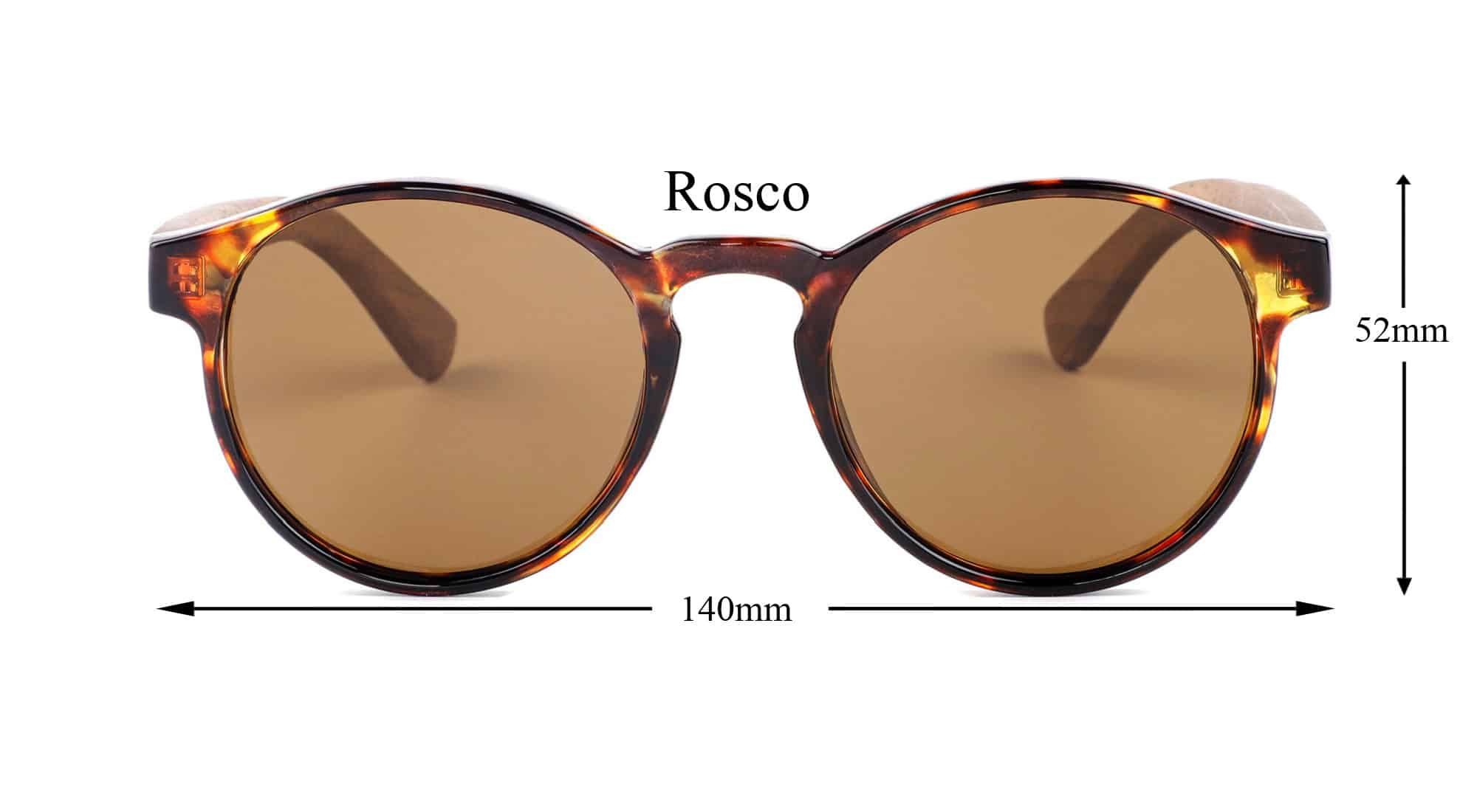 Rosco sunglasses dimensions