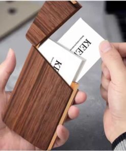 Alternative view of Wooden Business Card Holder