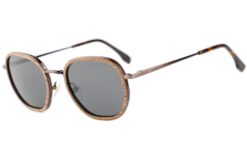 Cali sunglasses with wood and metal frame