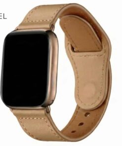 Camel colour Bohem leather Apple Watch by Bukoband