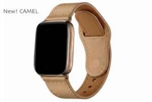 Camel colour Bohem leather Apple Watch by Bukoband