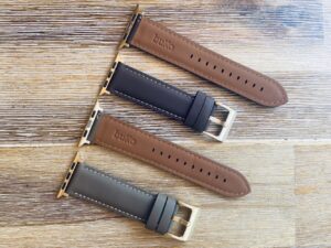 Oxford leather Apple Watch bands by BUKO