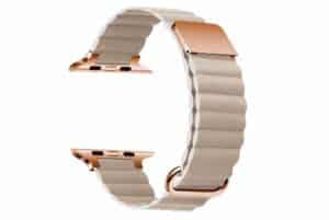 Ripple leather Apple Watch band