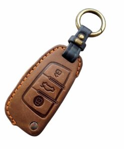 leather car key case