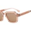 Arden Amber Sunglasses with wood temples
