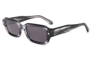 Valley grey rectangular sunglasses by Buko