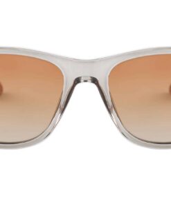 front of runaway haze wooden sunglasses with grey lenses