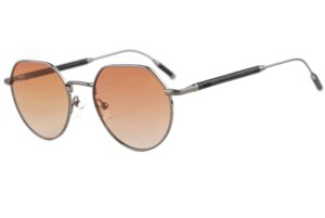 sahara silver sunglasses with brown lenses