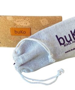 sunglasses pouch and hard case with buko logo