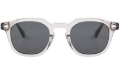 front view of capri transparent sunglasses
