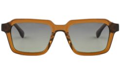 river sunglasses front with amber acetate frame
