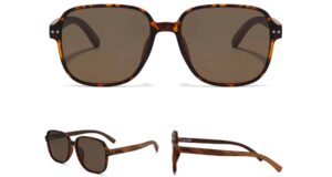 malabar sunglasses by buko with tortoiseshell colour frame and wooden arms