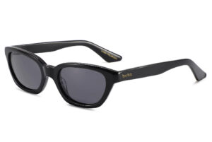 Monaco sunglasses by Buko in black acetate frame with grey polarised lenses
