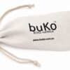 white linen buko sunglasses pouch