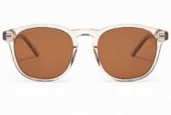 front view of dune yellow sunglasses